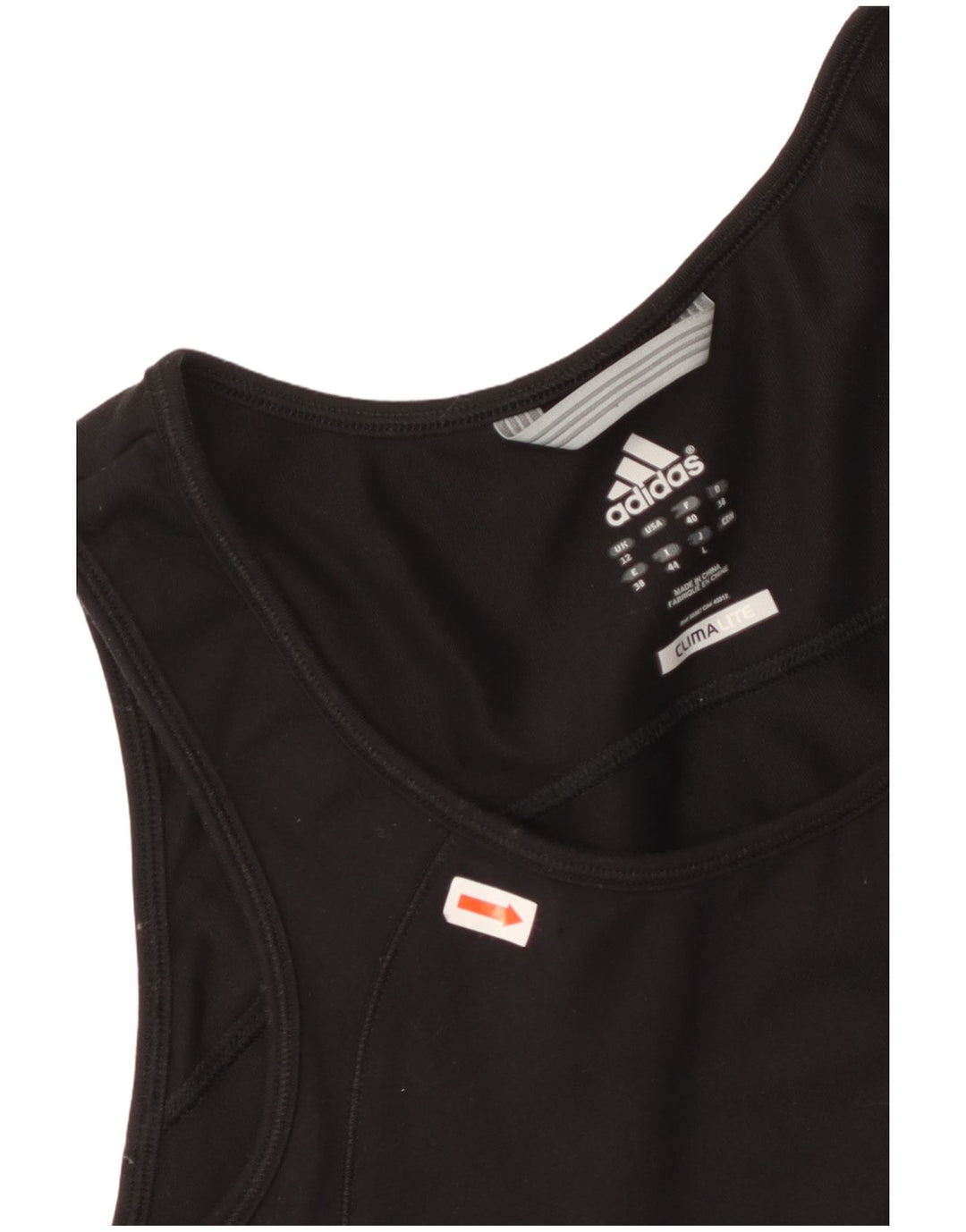 ADIDAS Climalite Vest Top pentru femei UK 12 Medium Black Poliamidă