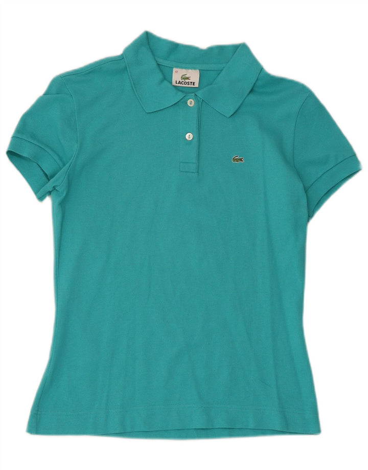 Tricou polo Lacoste pentru femei Mărimea 42 Bumbac albastru mare