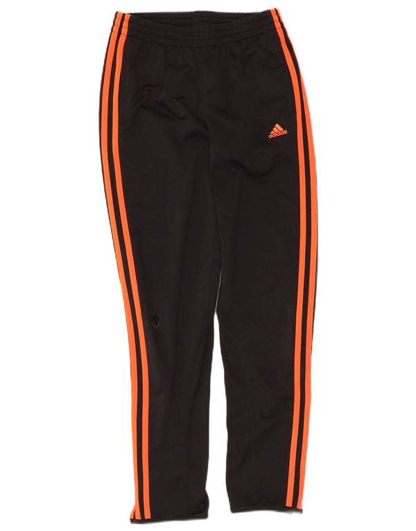 Pantaloni de trening Adidas baieti 11-12 ani poliester negru