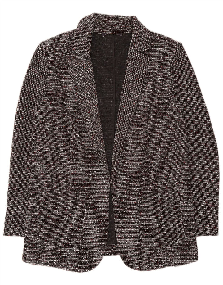 Jachetă Blazer deschisă pentru femei Marks & Spencer UK 12 Medium Black Flecked