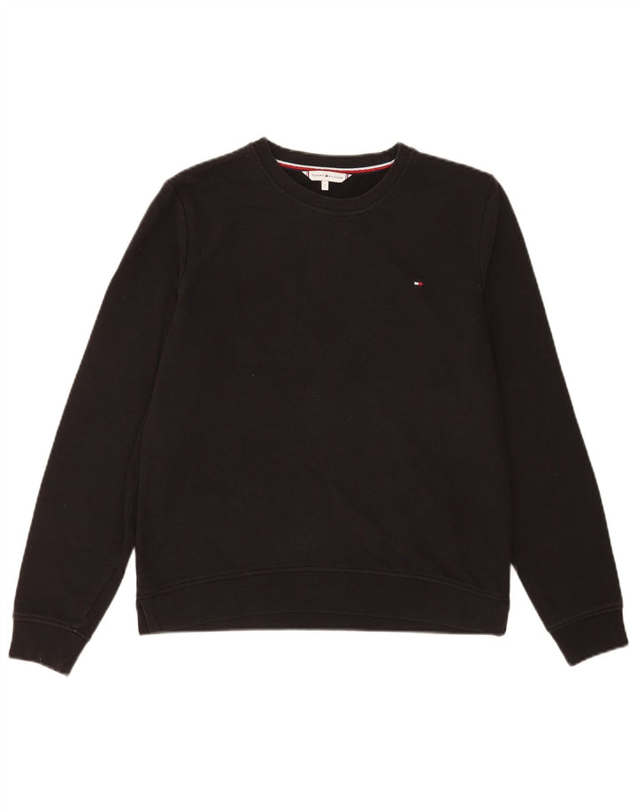 Hanorac pentru bărbați Tommy Hilfiger Pulover mic, negru, bumbac