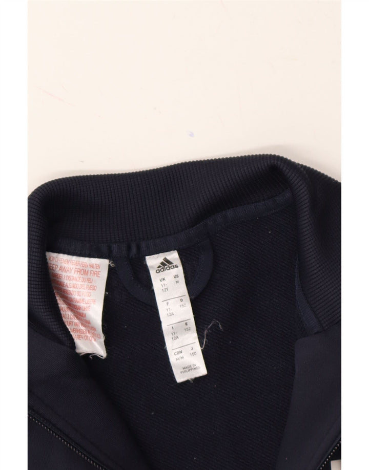ADIDAS Boys Juventus Tracksuit Top Jacket 11-12 Years  Navy Blue Polyester Vintage Adidas and Second-Hand Adidas from Messina Hembry 