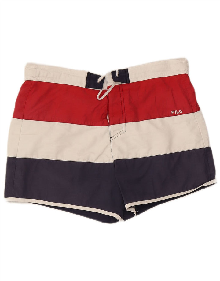Pantaloni scurți de înot Fila pentru bărbați, medii, multicolori, din poliester