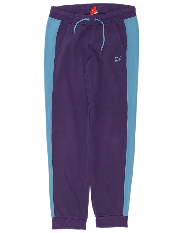 Pantaloni de trening Puma pentru femei Joggeri UK 10 Small Violet Colorblock