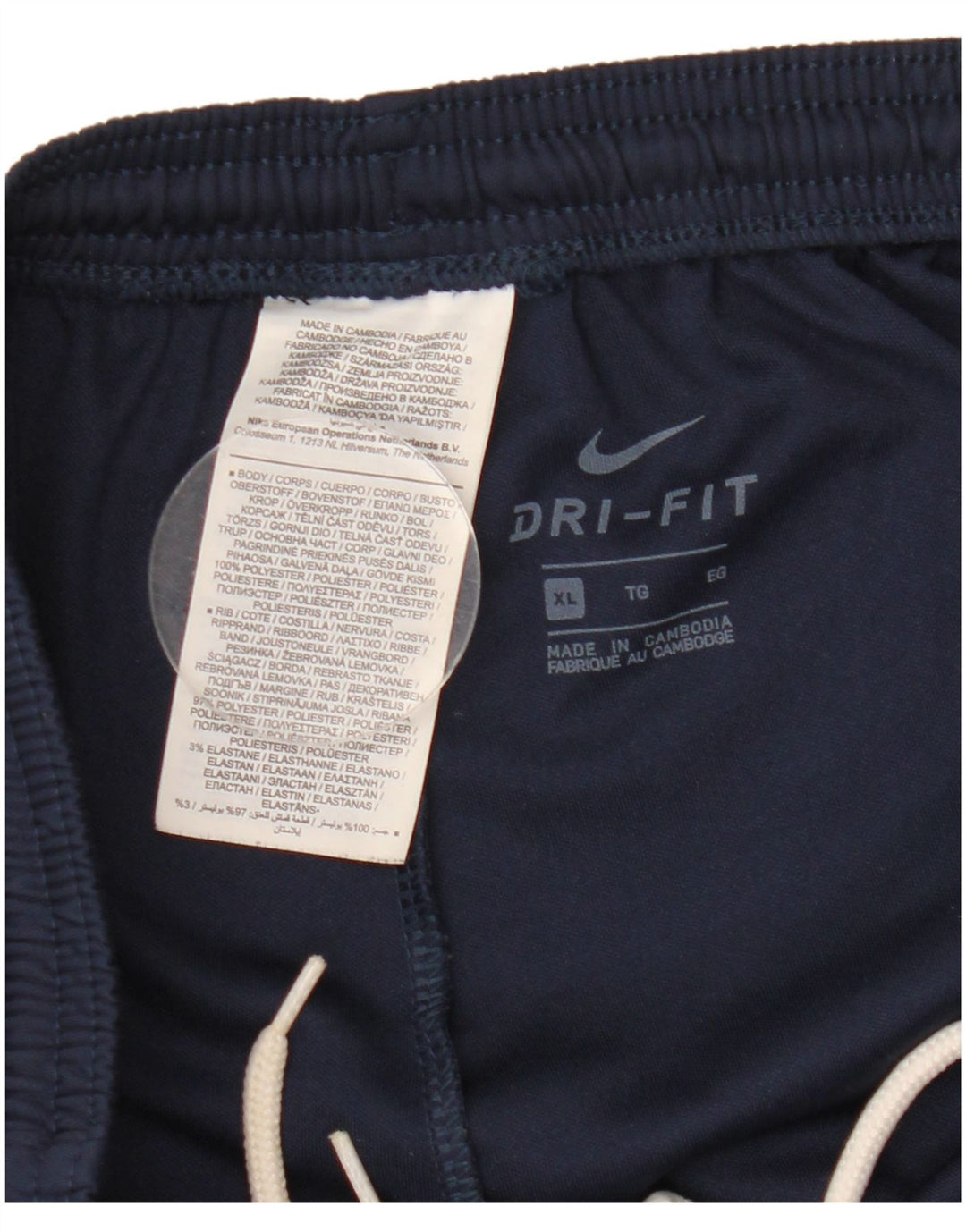 Pantaloni de trening Nike Dri Fit Graphic pentru bărbați XL poliester bleumarin