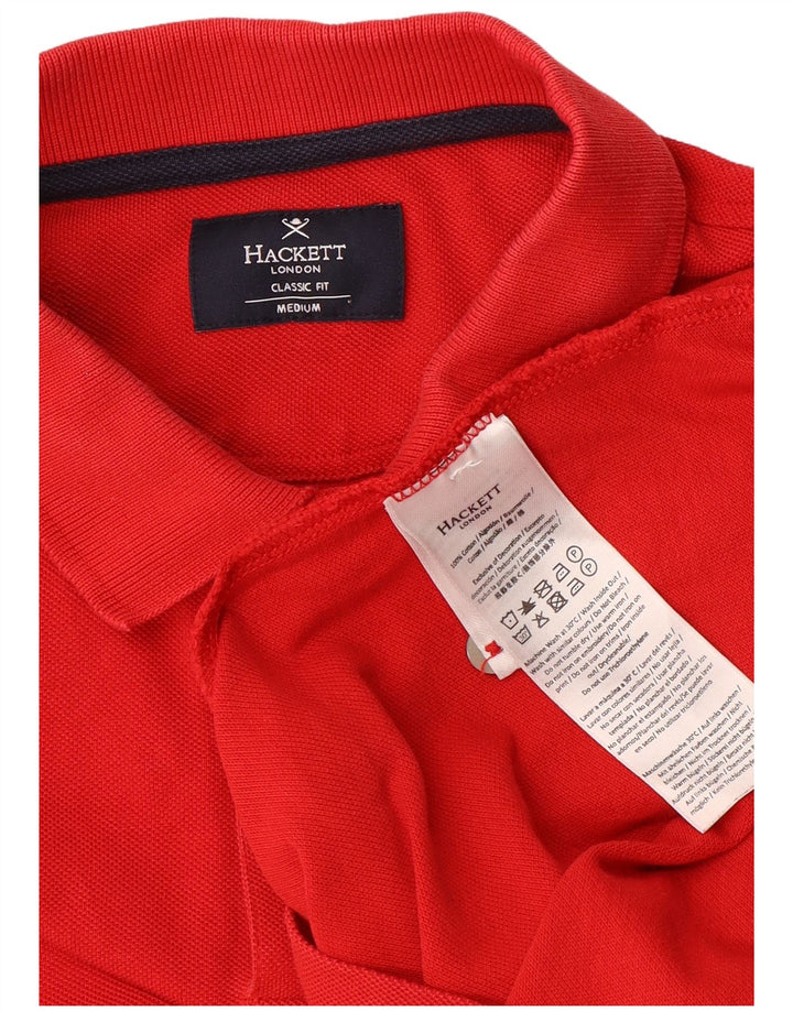 Tricou polo Hackett pentru bărbați, cu tăiere clasică, din bumbac roșu mediu
