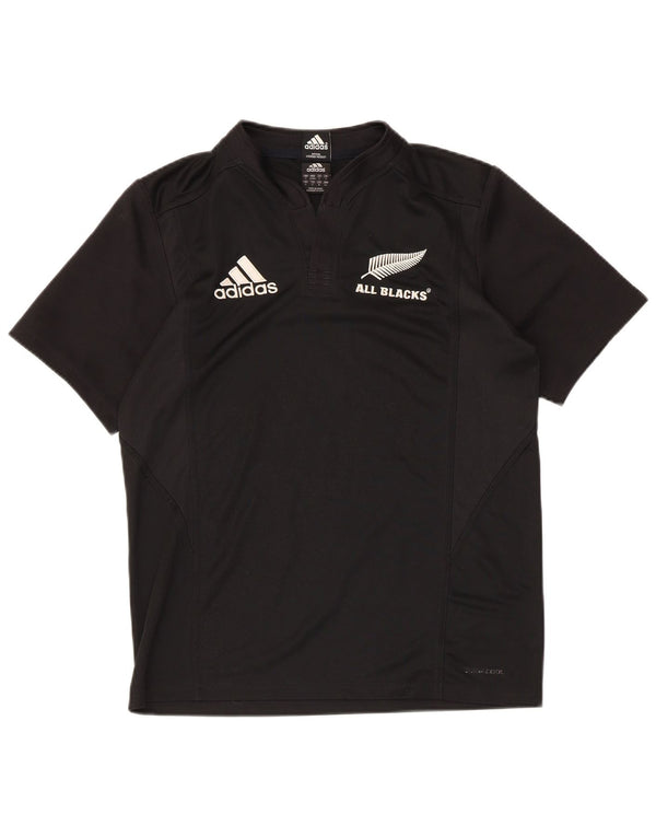 Tricou grafic Adidas pentru bărbați All Blacks Top mic poliester negru