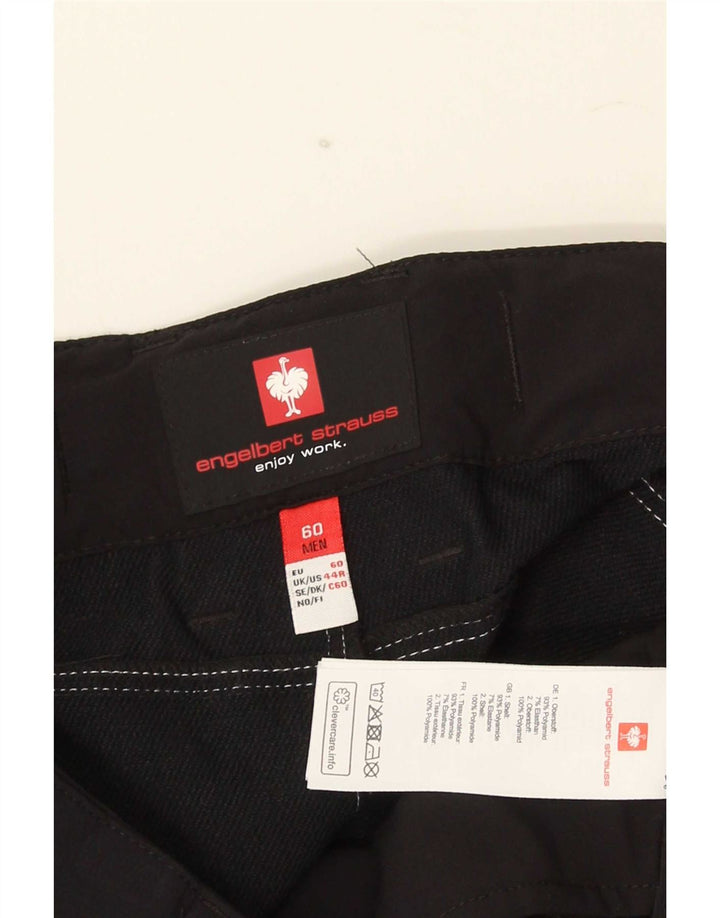 Pantaloni scurți cargo Engelbert Strauss pentru bărbați UK 44 2XL W40 Poliamidă neagră
