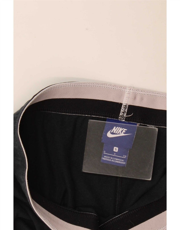 Leggings grafic Nike pentru femei UK 10 Small Black