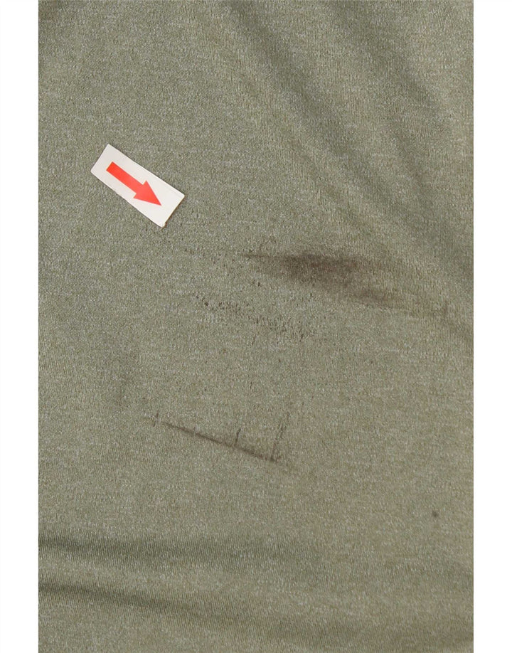 Pantaloni scurți sport Nike pentru bărbați, mari, verzi, poliester color bloc