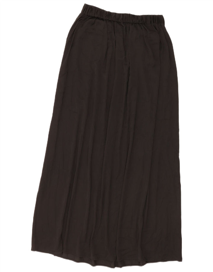 Fusta Maxi plisată pentru femei ZARA Medium W28 Negru