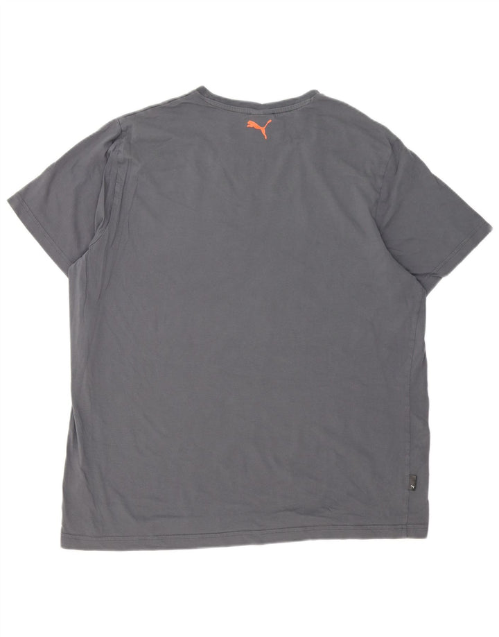 Tricou grafic Puma pentru bărbați Top 2XL bumbac gri