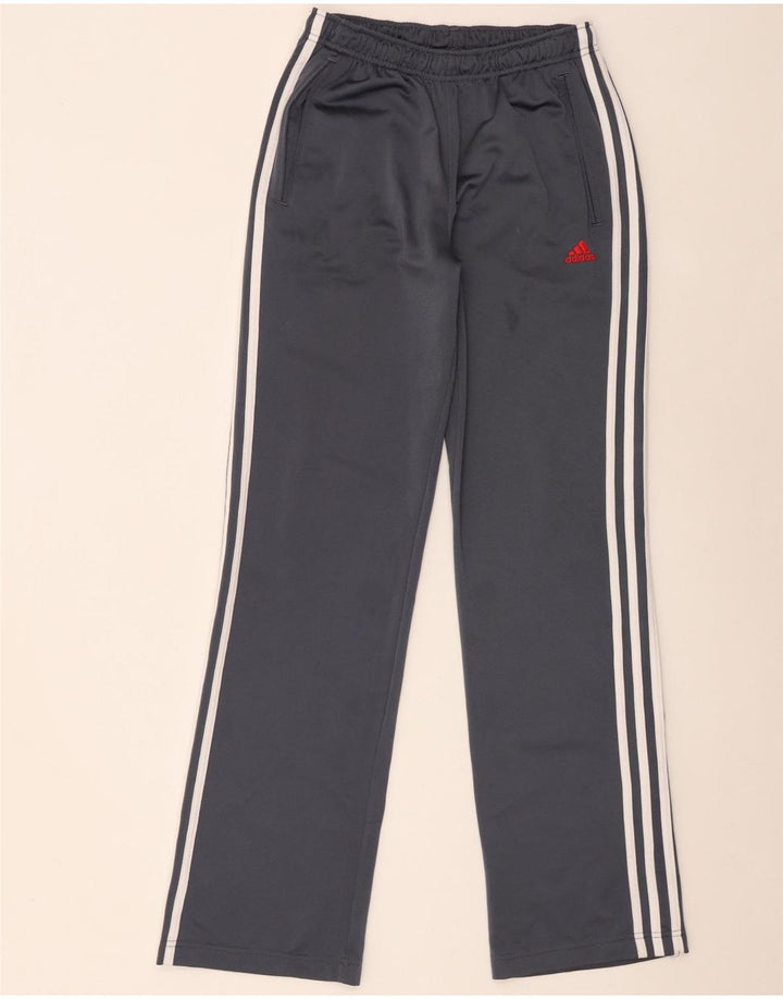 Pantaloni de trening Adidas pentru baieti 15-16 ani poliester gri