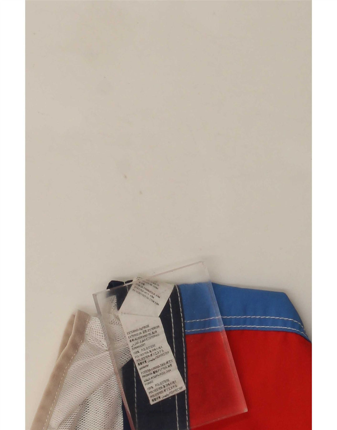 Benetton Boys Graphic Cami Top 10-11 Years XL Red Colorblock Poliester