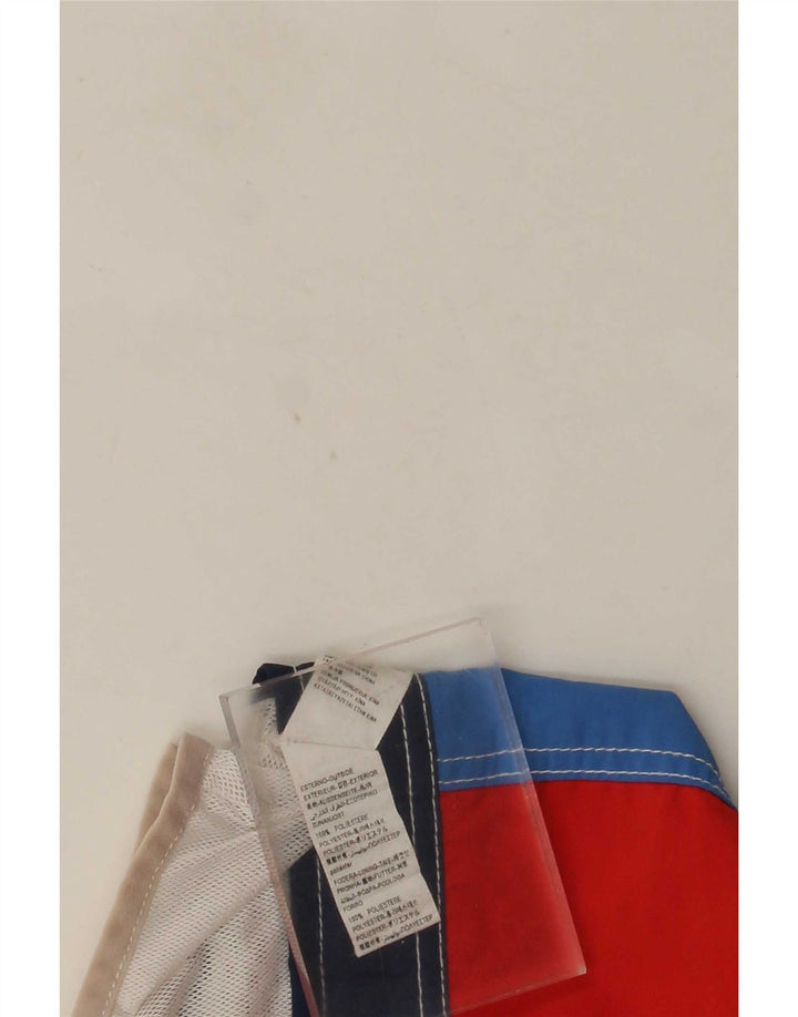 Benetton Boys Graphic Cami Top 10-11 Years XL Red Colorblock Poliester