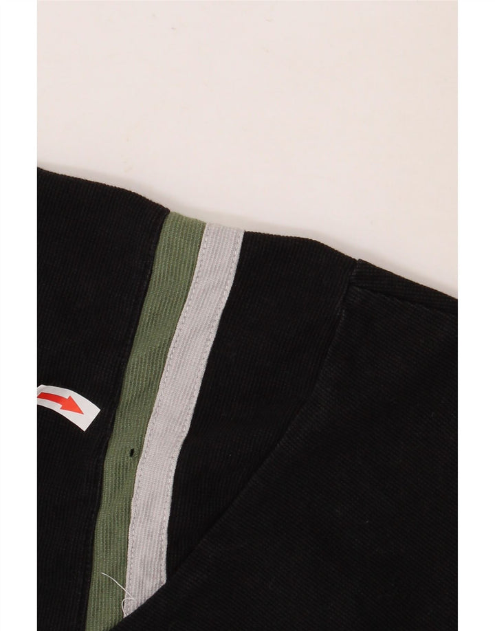 Tricou polo pentru bărbați LEE, mare, negru, cu dungi