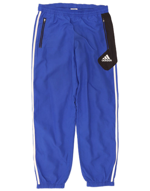 Pantaloni de trening pentru bărbați ADIDAS Joggeri UK 40/42 Medium Blue Colorblock
