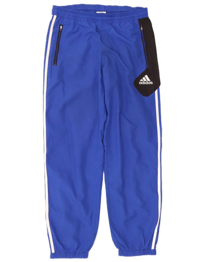 Pantaloni de trening pentru bărbați ADIDAS Joggeri UK 40/42 Medium Blue Colorblock