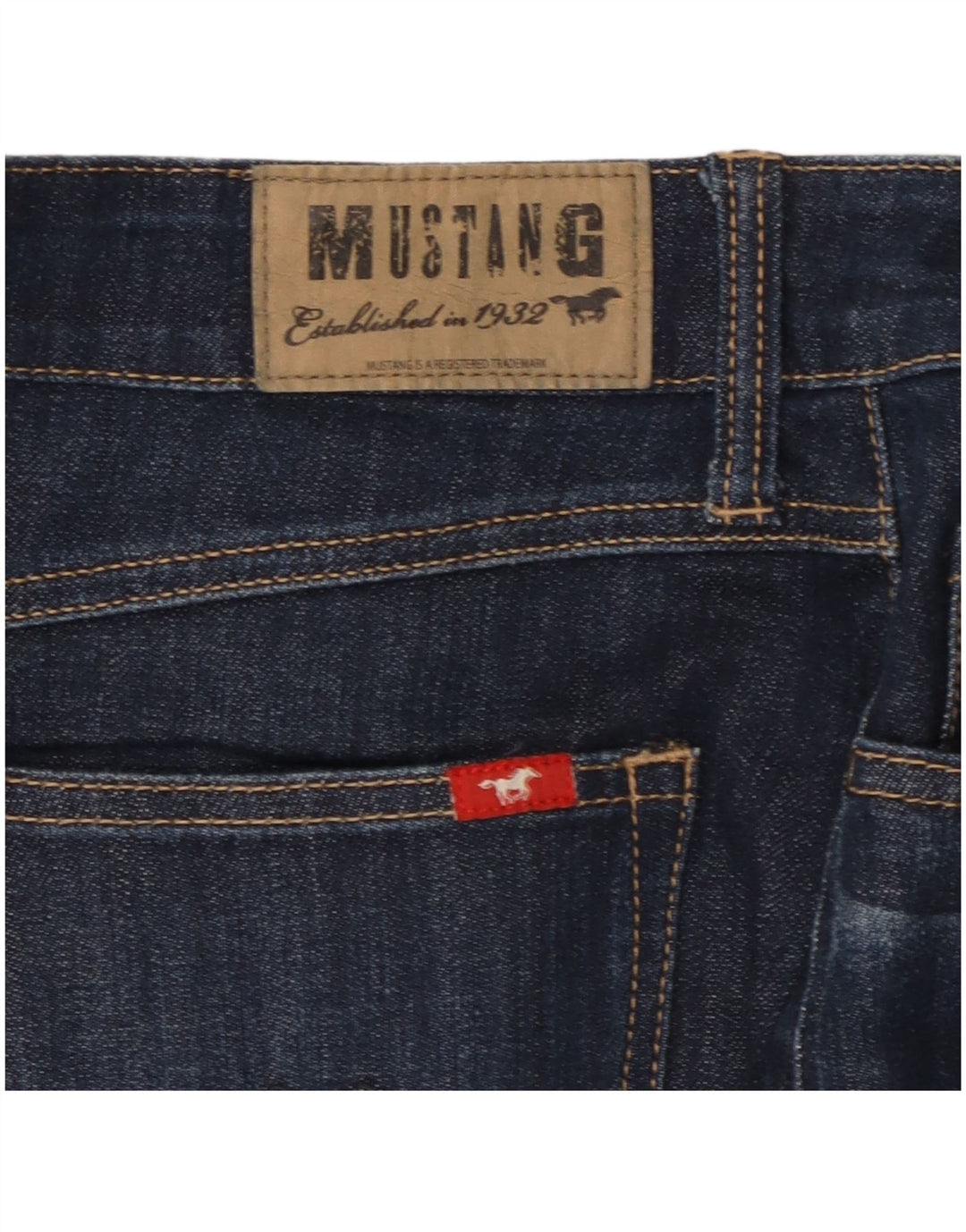 Fusta de blugi pentru femei Mustang W32 Large Blue