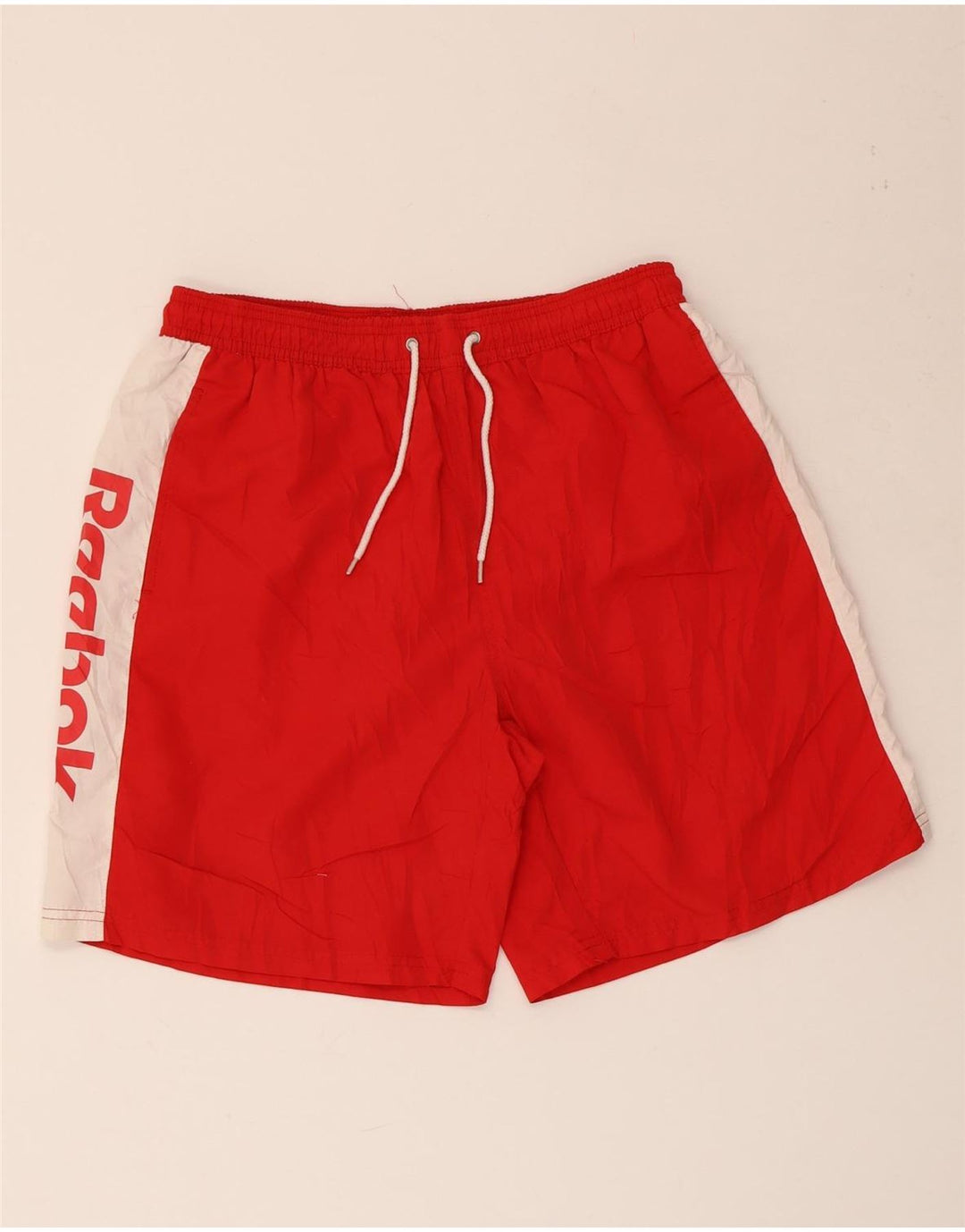 Pantaloni scurți de înot grafic pentru bărbați Reebok XL, roșu, bloc de culoare