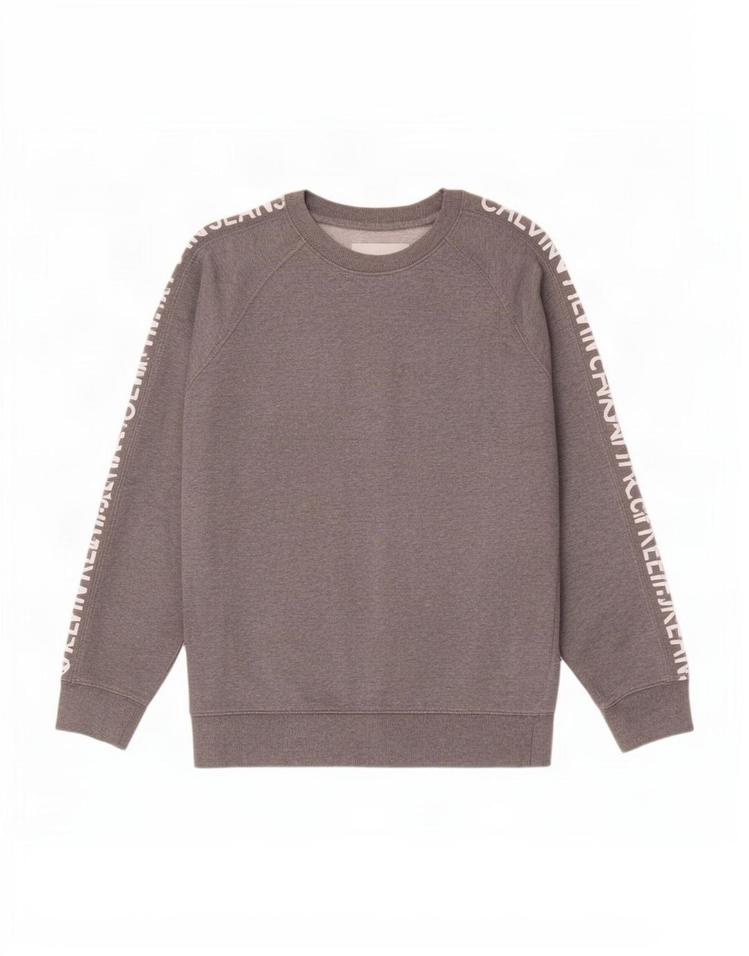 Hanorac grafic pentru bărbați Calvin Klein Jeans Jumper Bumbac Gri mediu