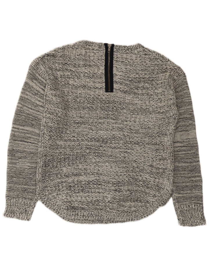 Pulover pentru femei Marks & Spencer, cu decolteu în V, UK 14 Medium, bleumarin, pete