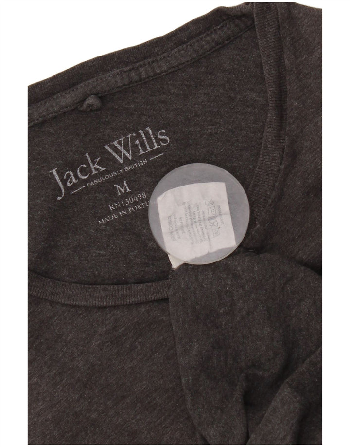 Tricou pentru femei Jack Wills Top din bumbac gri mediu