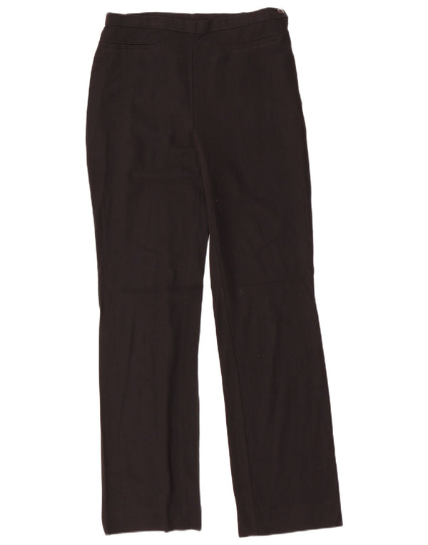 Pantaloni casual drepti pentru femei Marks & Spencer UK 12 Medium W28 L32 Negru