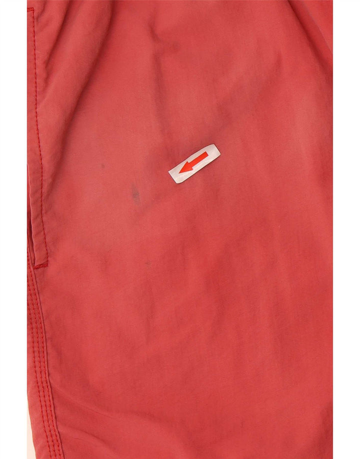 Pantaloni scurți de înot cu grafică Champion pentru bărbați, poliamidă mică, roșie