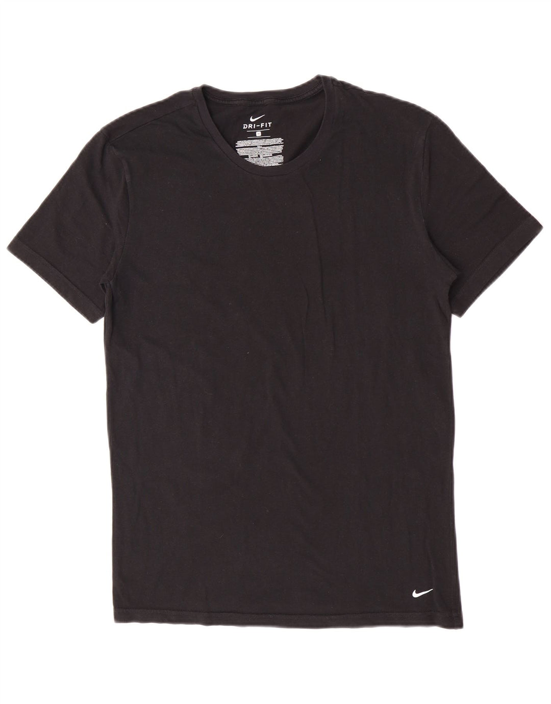 Tricou Nike Dri Fit pentru bărbați Top mediu din bumbac negru