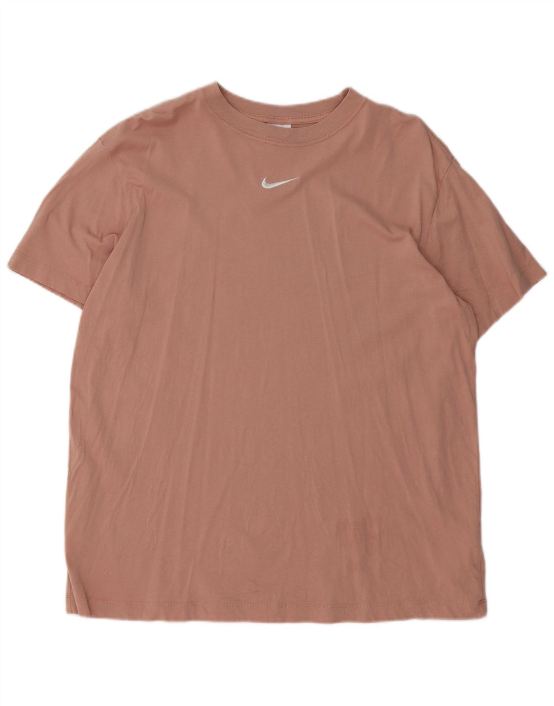Tricou Nike pentru bărbați, cu croiala lejeră, top din bumbac roz mediu