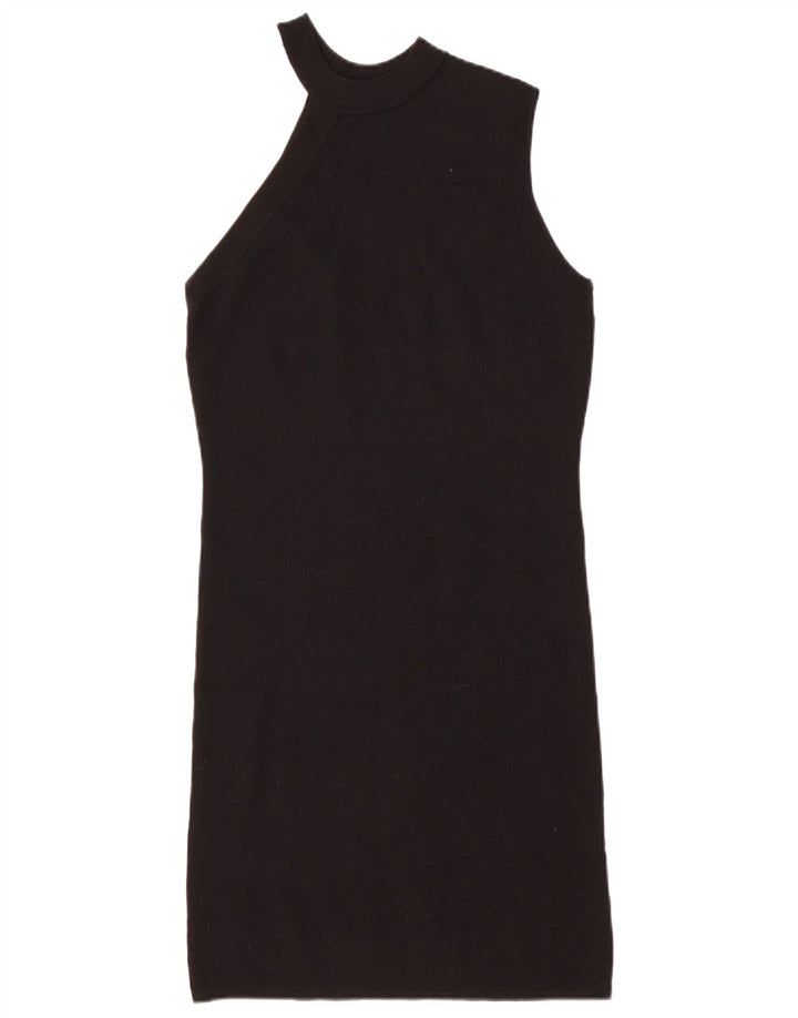 Rochie Body cu un umăr pentru femei Zara UK 12 Medium Black