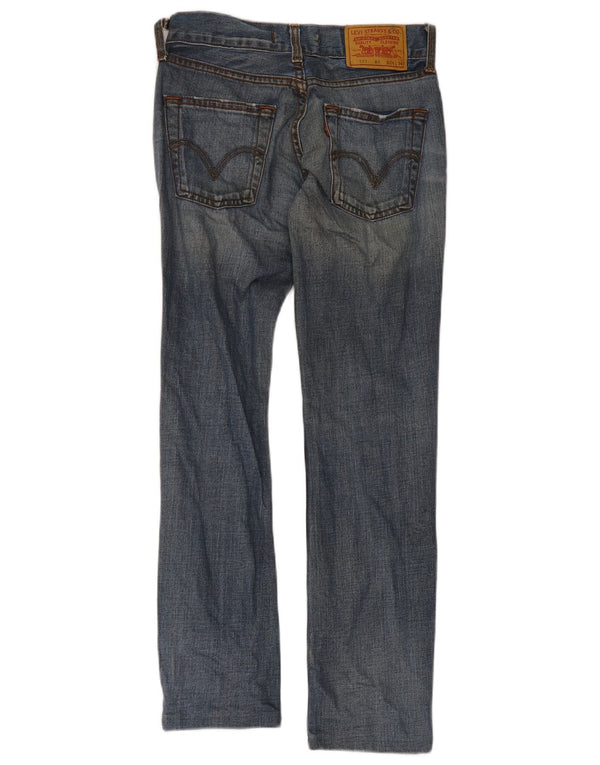 Blugi drepti pentru bărbați Levi's 557 W26 L28 Bumbac albastru