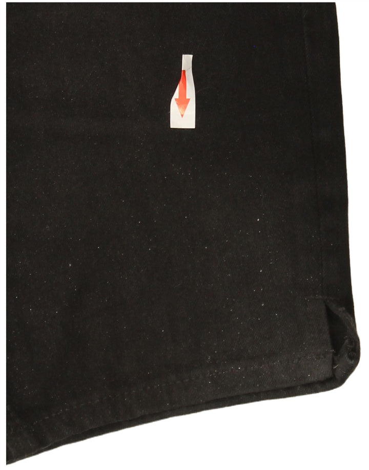 Bermude Marks & Spencer pentru femei din denim UK 12 Medium W30 Bumbac negru