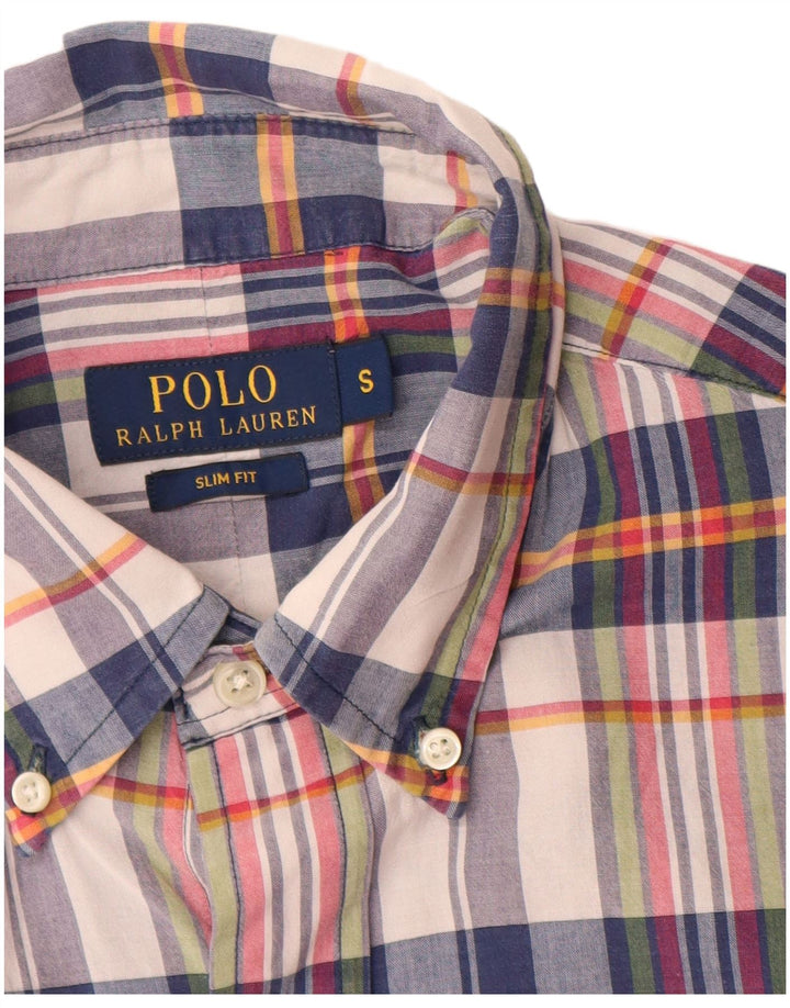 Cămașă Slim Fit POLO RALPH LAUREN pentru bărbați, cu carouri mici, multicolore