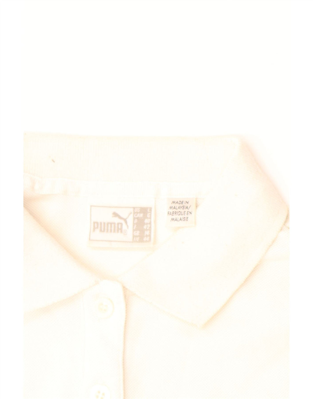 Tricou polo fără mâneci PUMA pentru femei UK 14 Medium Off White
