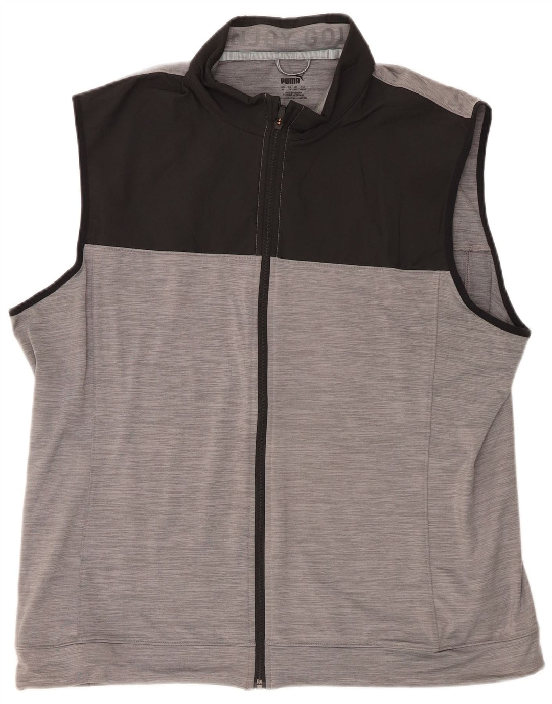 Jachetă de trening fără mâneci pentru bărbați Puma, XL, poliester color bloc, gri