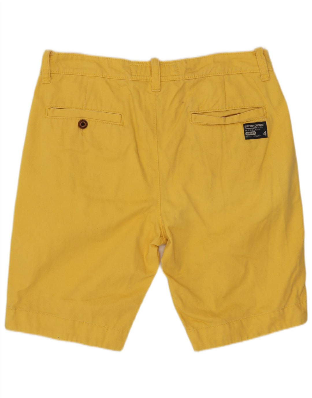 Pantaloni scurți chino pentru bărbați SUPERDRY Medium W32 Bumbac galben