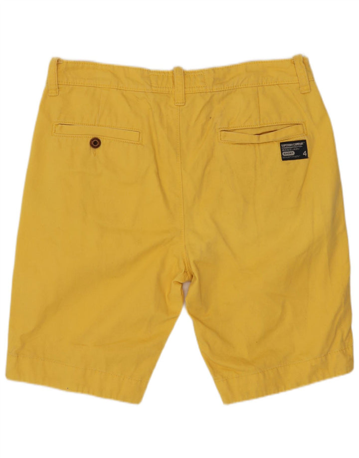 Pantaloni scurți chino pentru bărbați SUPERDRY Medium W32 Bumbac galben