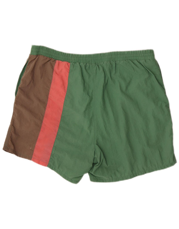 Pantaloni scurți de înot grafic pentru bărbați Triumph XL, verde, poliamidă color bloc