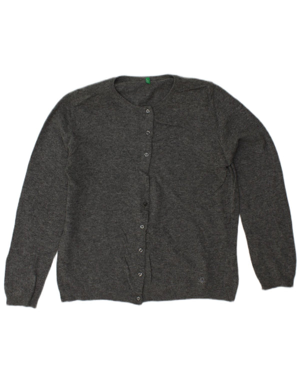 Pulover cardigan pentru femei BENETTON UK 10 mic gri