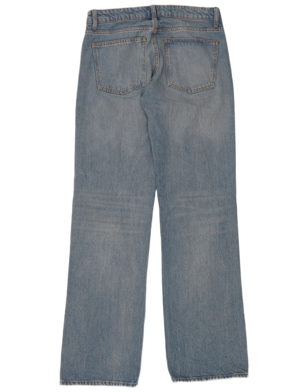 Blugi Drepți Femei Zara EU 36 XS W26 L34 Albastru Bumbac