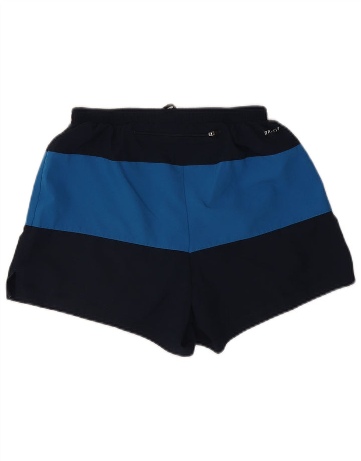 Pantaloni scurți sport Nike Dri Fit pentru bărbați, medii, albastru, poliester color bloc