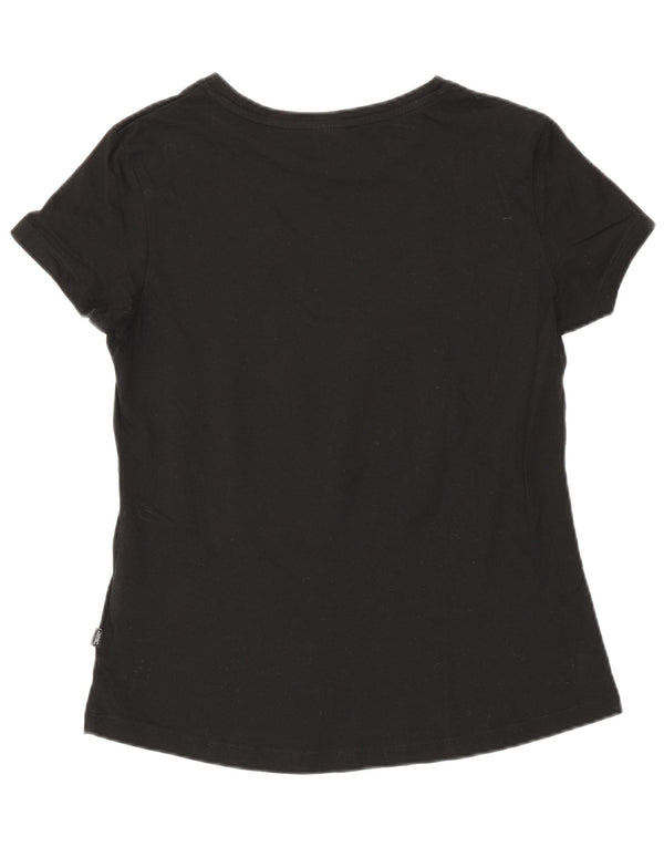 Tricou grafic Puma pentru femei Top UK 12 Medium Black Bumbac