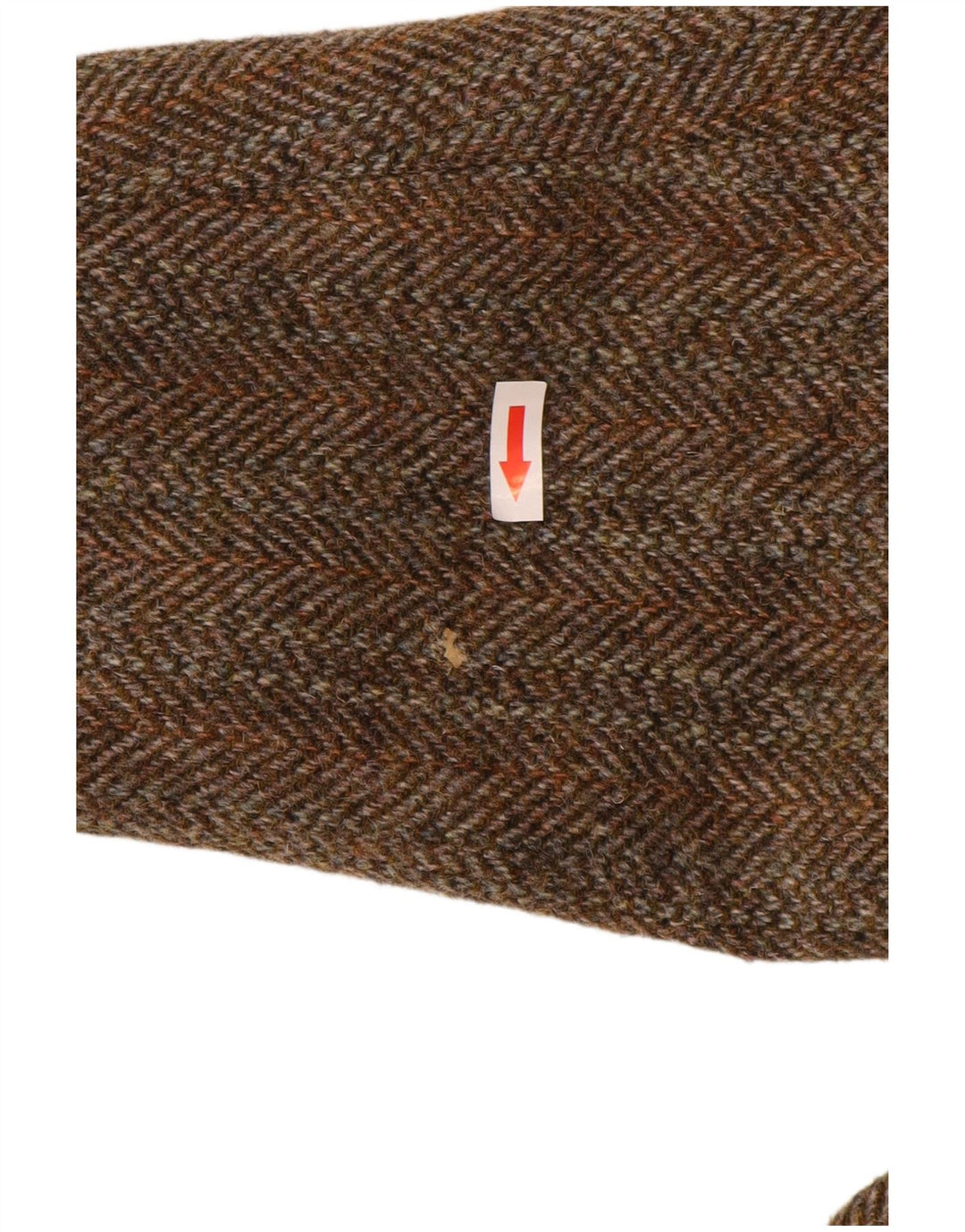Jachetă pentru bărbați Harris Tweed, cu 2 nasturi, Marea Britanie 44 2XL, lână maro în spină de pește