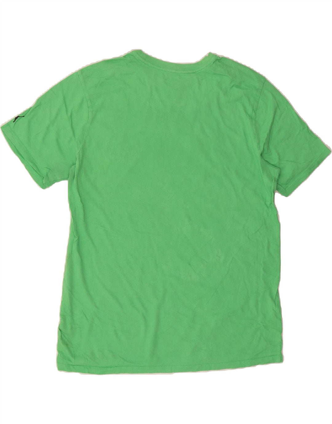 PUMA Mens Graphic T-Shirt Top Medium Green Cotton Vintage Puma and Second-Hand Puma from Messina Hembry 