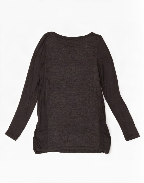 Pulover pentru femei Marks & Spencer, cu gât de barcă, UK 8, mic, gri acrilic