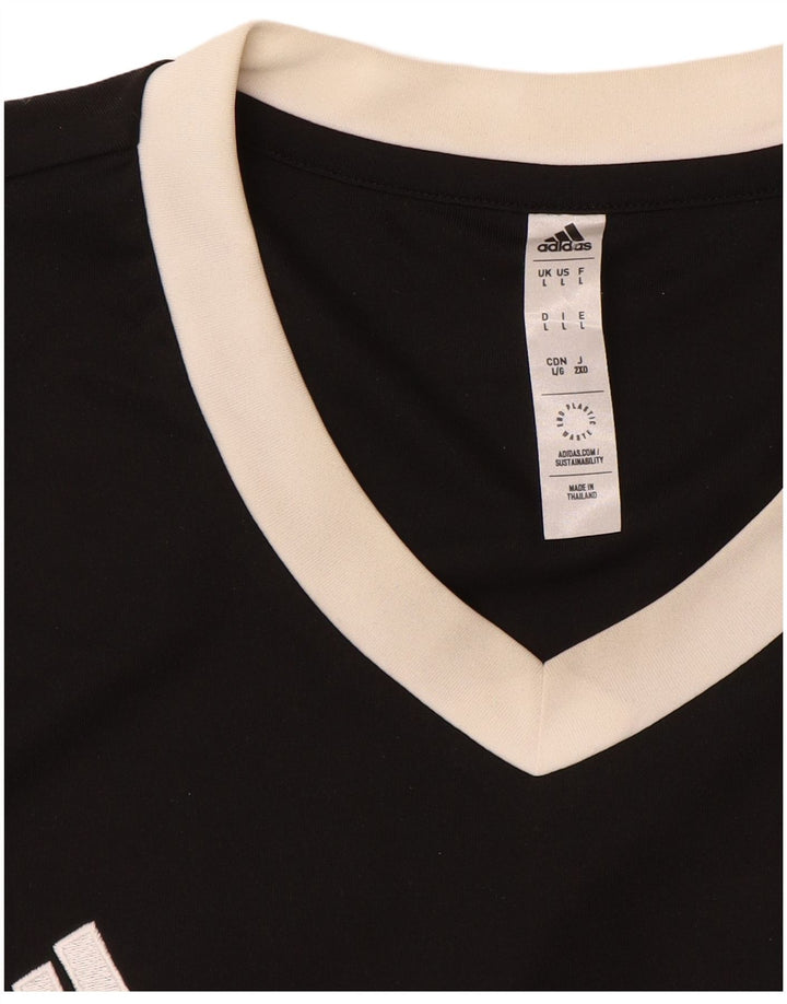 Tricou pentru bărbați Adidas Aeroready Top mare din poliester negru