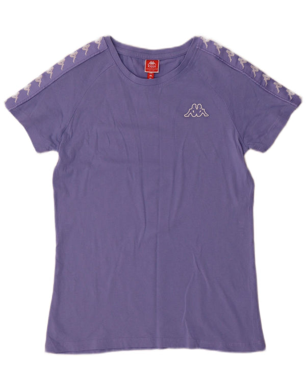 Tricou grafic Kappa pentru femei Top UK 14 mare, mov, bumbac