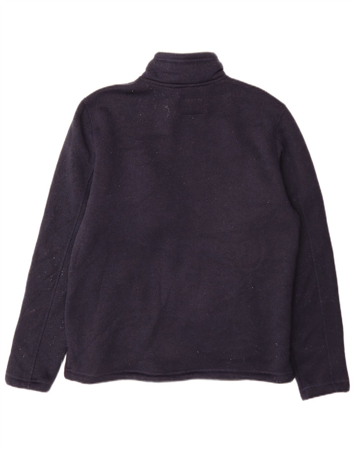 Jachetă de top pentru trening Sherpa pentru bărbați Marks & Spencer, poliester mediu albastru bleumarin